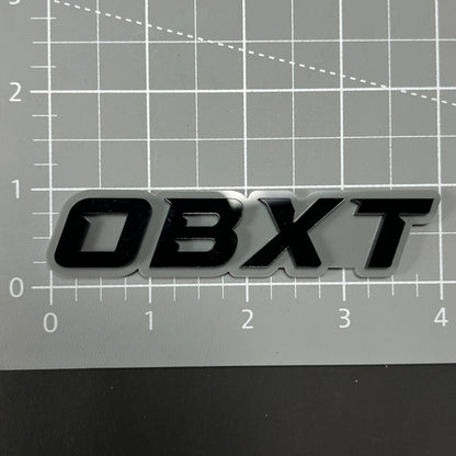 1PC OBXT 3D Acrylic Badge - Car Truck Emblem Fender Tailgate Trunk Sticker