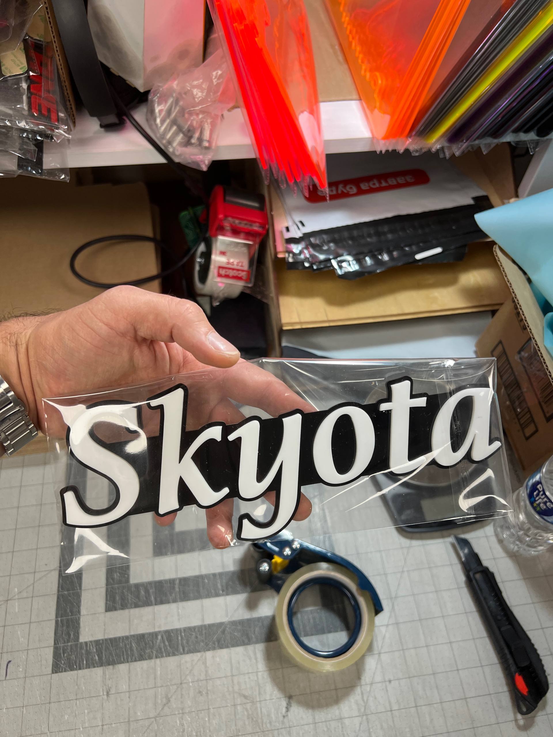 1PC Skyota 3D Acrylic Badge - Car Truck Emblem Fender Tailgate Trunk Sticker