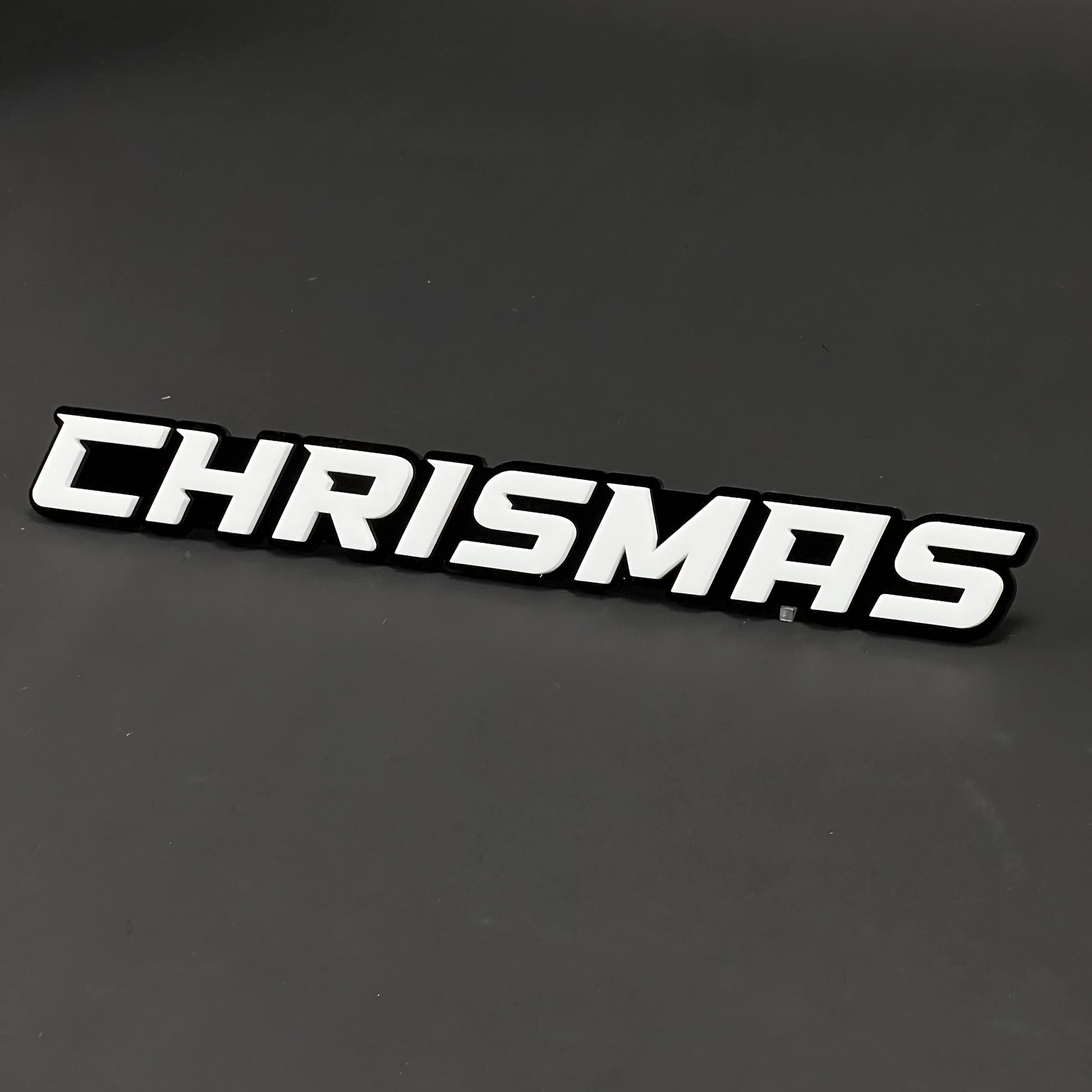 1PC CHRISMAS 3D Acrylic Badge - Car Truck Emblem Fender Tailgate Trunk Sticker