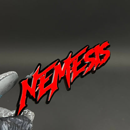 1PC NEMESIS 3D Acrylic Badge - Car Truck Emblem Fender Tailgate Trunk Sticker