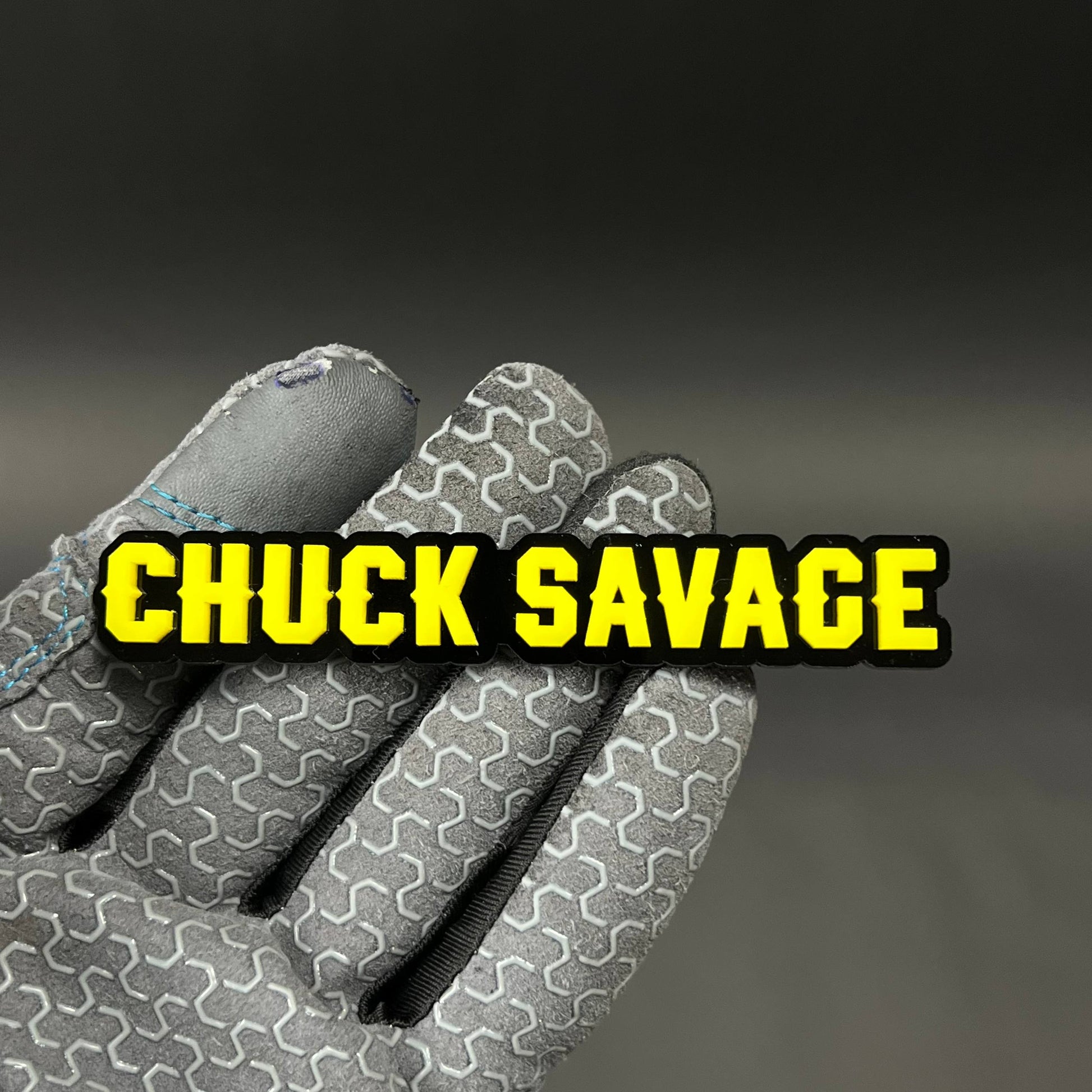 1PC CHUCK SAVAGE 3D Acrylic Badge - Car Truck Emblem Fender Sticker