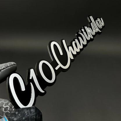 1PC C10-Chavinda 3D Acrylic Badge - Car Truck Emblem Fender Sticker