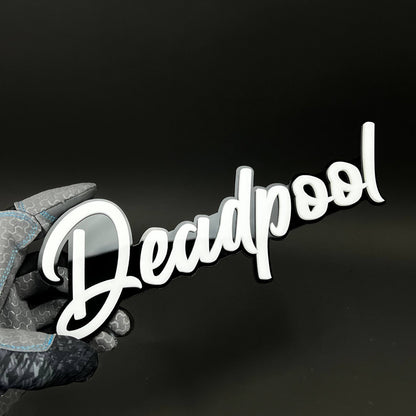1PC Deadpool 3D Acrylic Badge - Car Truck Emblem Fender Tailgate Trunk Sticker