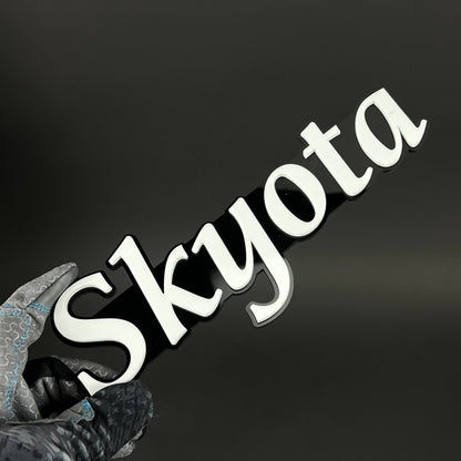 1PC Skyota 3D Acrylic Badge - Car Truck Emblem Fender Tailgate Trunk Sticker