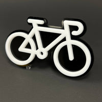 1PC Bicycle 3D Acrylic Badge - Car Truck Emblem Fender Tailgate Trunk Sticker