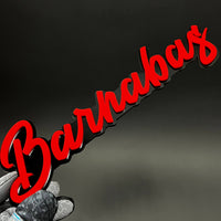 1PC Barnabas 3D Acrylic Badge - Car Truck Emblem Fender Tailgate Trunk Sticker