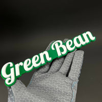 1PC Green Bean 3D Acrylic Badge - Car Truck Emblem Fender Tailgate Trunk Sticker