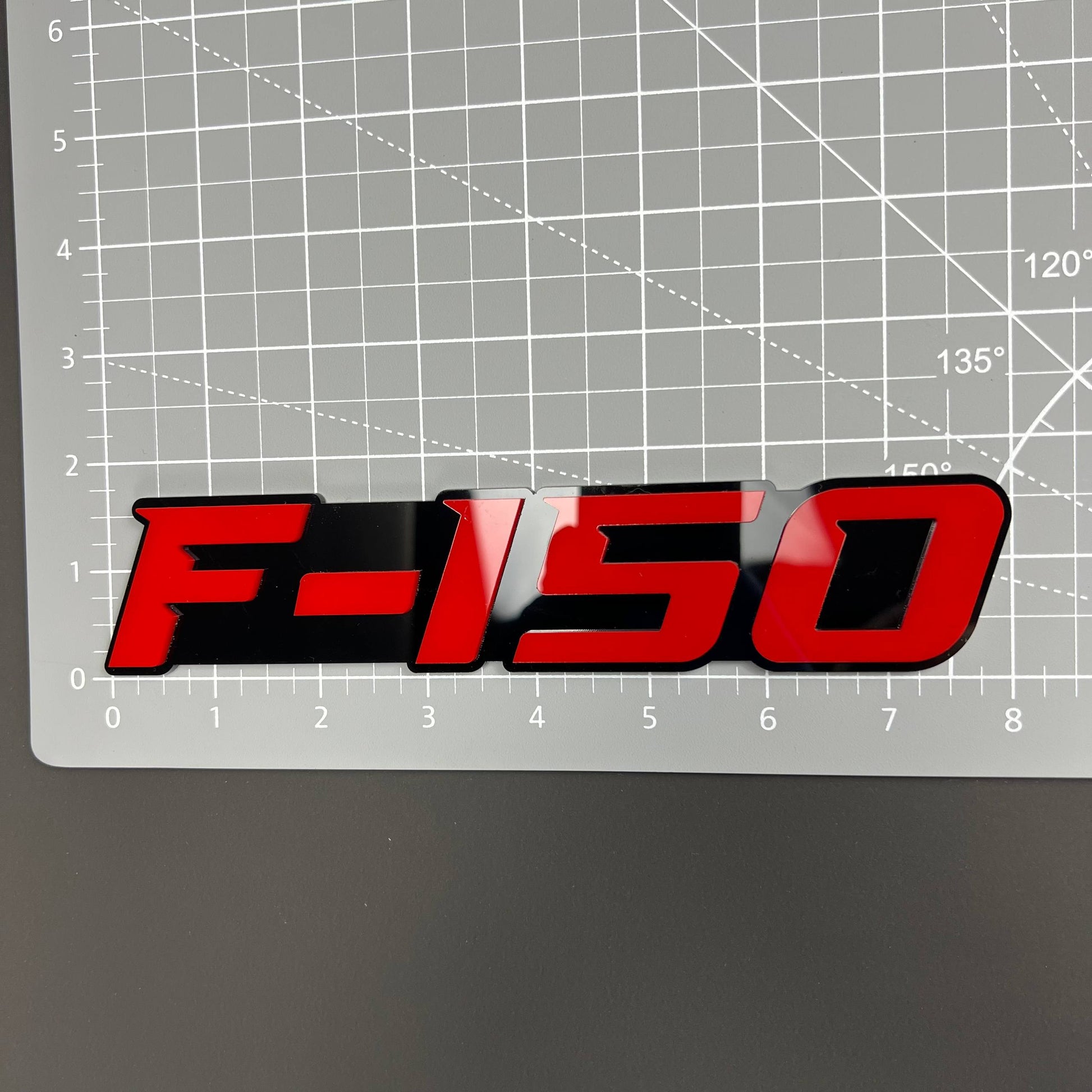F-150 3D Acrylic Badge - Car Truck Emblem Fender Tailgate Trunk Sticker