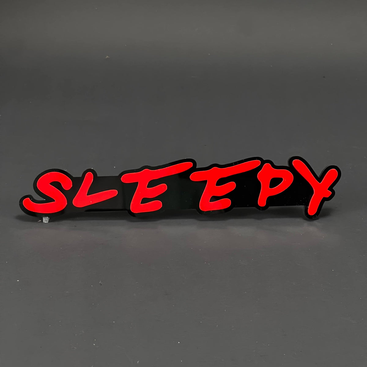 1PC SLEEPY 3D Acrylic Badge - Car Truck Emblem Fender Tailgate Trunk Sticker