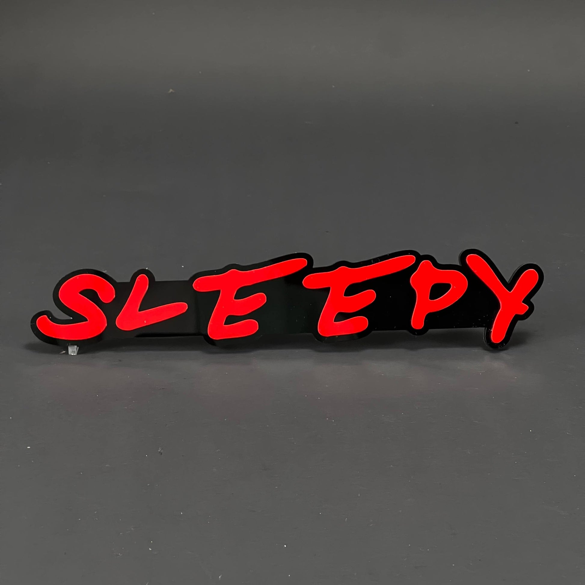 1PC SLEEPY 3D Acrylic Badge - Car Truck Emblem Fender Tailgate Trunk Sticker