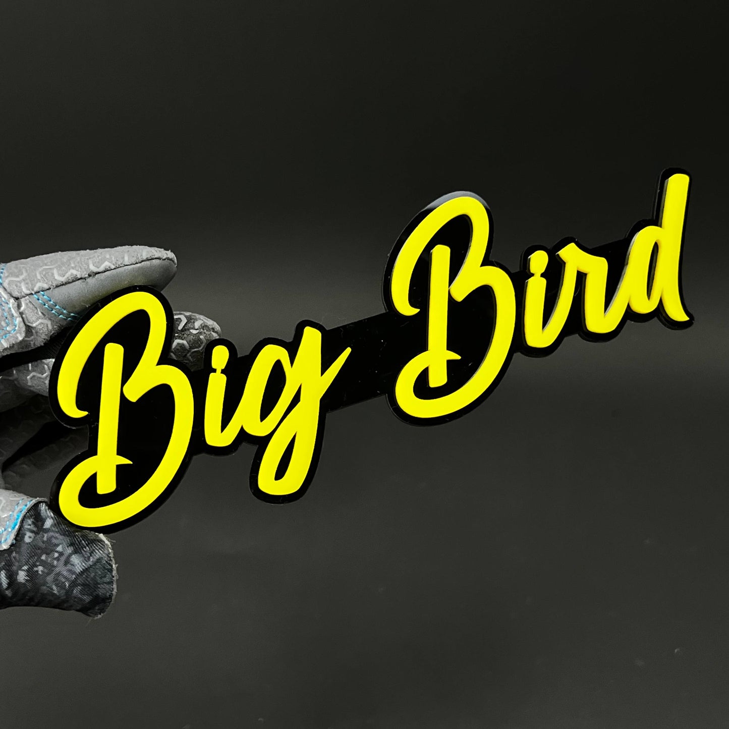 1PC Big Bird 3D Acrylic Badge - Car Truck Emblem Fender Tailgate Trunk Sticker