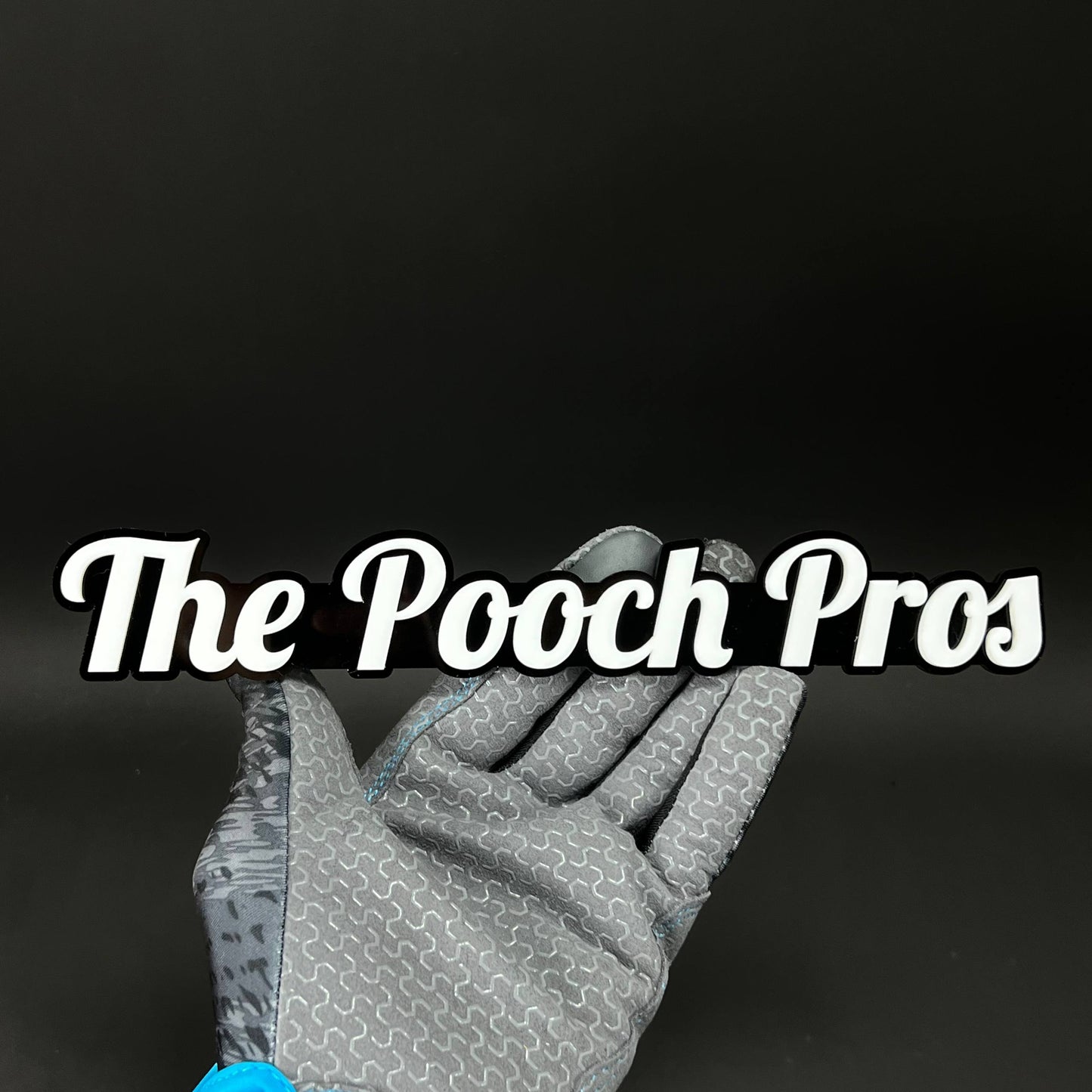 1PC The Pooch Pros 3D Acrylic Badge - Car Truck Emblem Fender Sticker