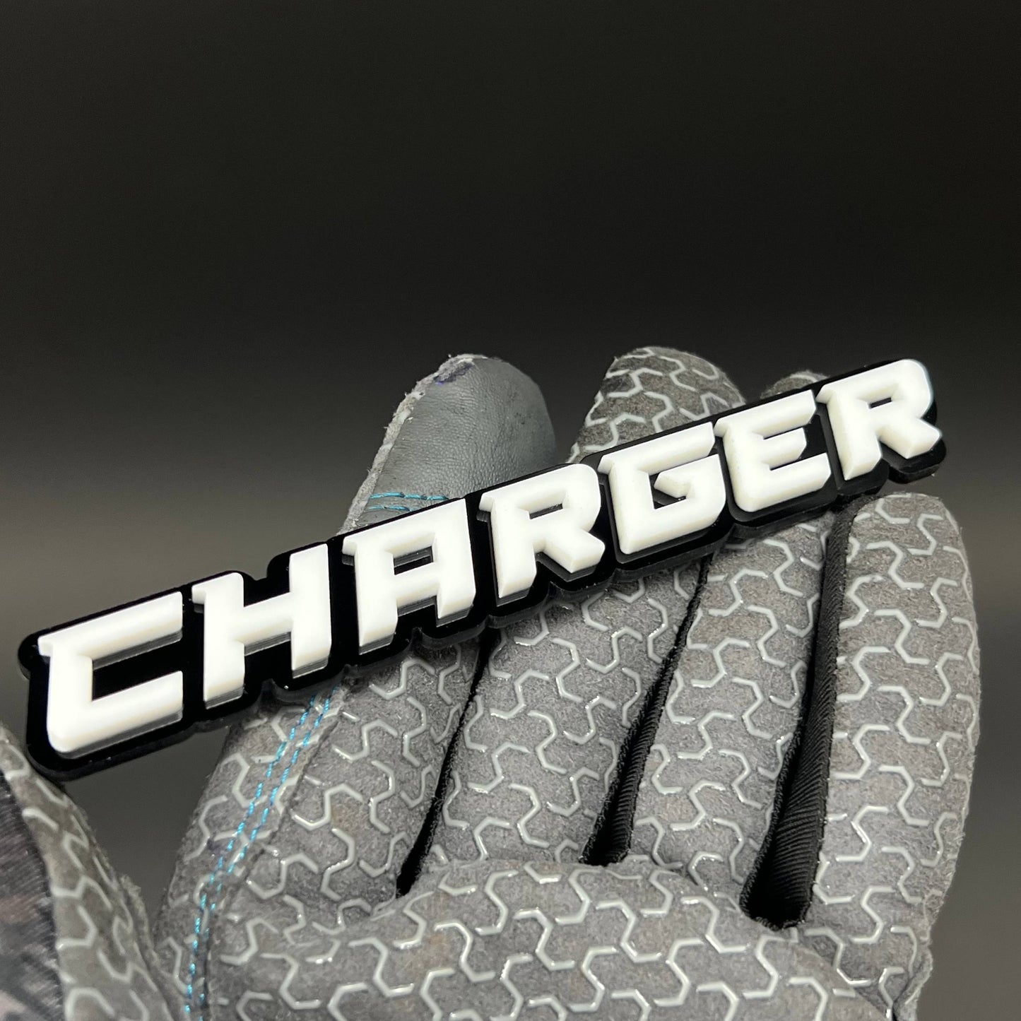 1PC CHARGER 3D Acrylic Badge - Car Truck Emblem Fender Tailgate Trunk Sticker