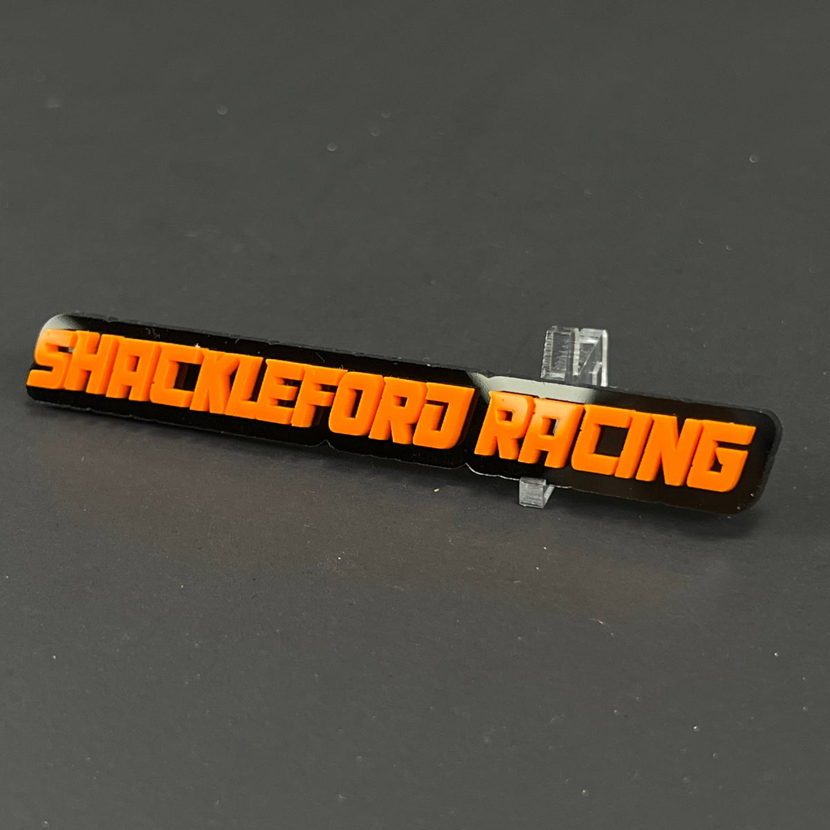 1PC SHACKLEFORD RACING 3D Acrylic Badge - Car Truck Emblem Fender Sticker