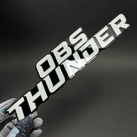 1PC OBS THUNDER 3D Acrylic Badge - Car Truck Emblem Fender Sticker