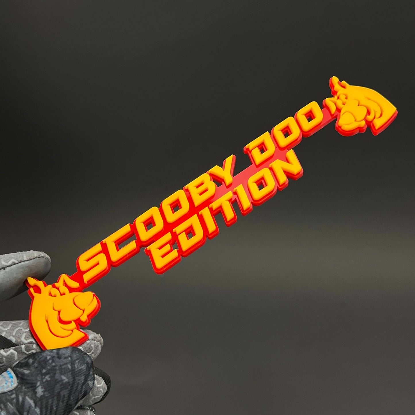 1PC SCOOBY DOO EDITION 3D Acrylic Badge - Car Truck Emblem Fender Sticker