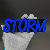 1PC STORM 3D Acrylic Badge - Car Truck Emblem Fender Tailgate Trunk Sticker