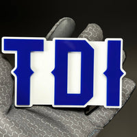 1PC TDI 3D Acrylic Badge - Car Truck Emblem Fender Tailgate Trunk Sticker