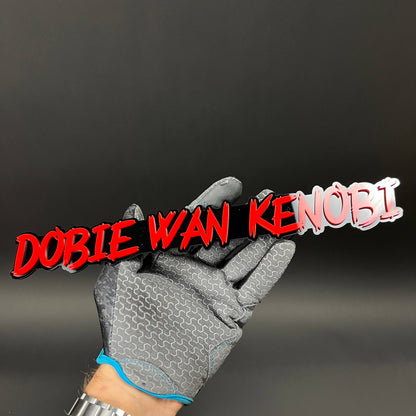 1PC DOBIE WAN KENOBI 3D Acrylic Badge - Car Truck Emblem Fender Sticker