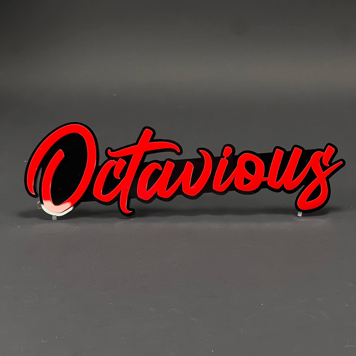 1PC Octavious 3D Acrylic Badge - Car Truck Emblem Fender Tailgate Trunk Sticker