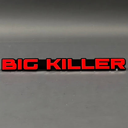 1PC BIG KILLER 3D Acrylic Badge - Car Truck Emblem Fender Tailgate Trunk Sticker