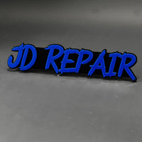 1PC JD REPAIR 3D Acrylic Badge - Car Truck Emblem Fender Tailgate Trunk Sticker