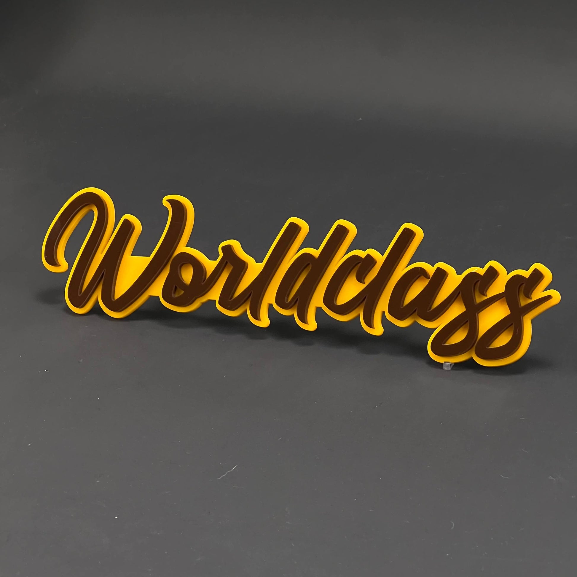 1PC Worldclass 3D Acrylic Badge - Car Truck Emblem Fender Tailgate Trunk Sticker