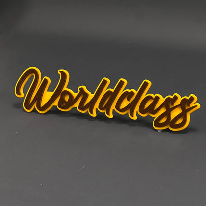 1PC Worldclass 3D Acrylic Badge - Car Truck Emblem Fender Tailgate Trunk Sticker