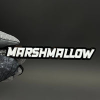 1PC MARSHMALLOW 3D Acrylic Badge - Car Truck Emblem Fender Sticker