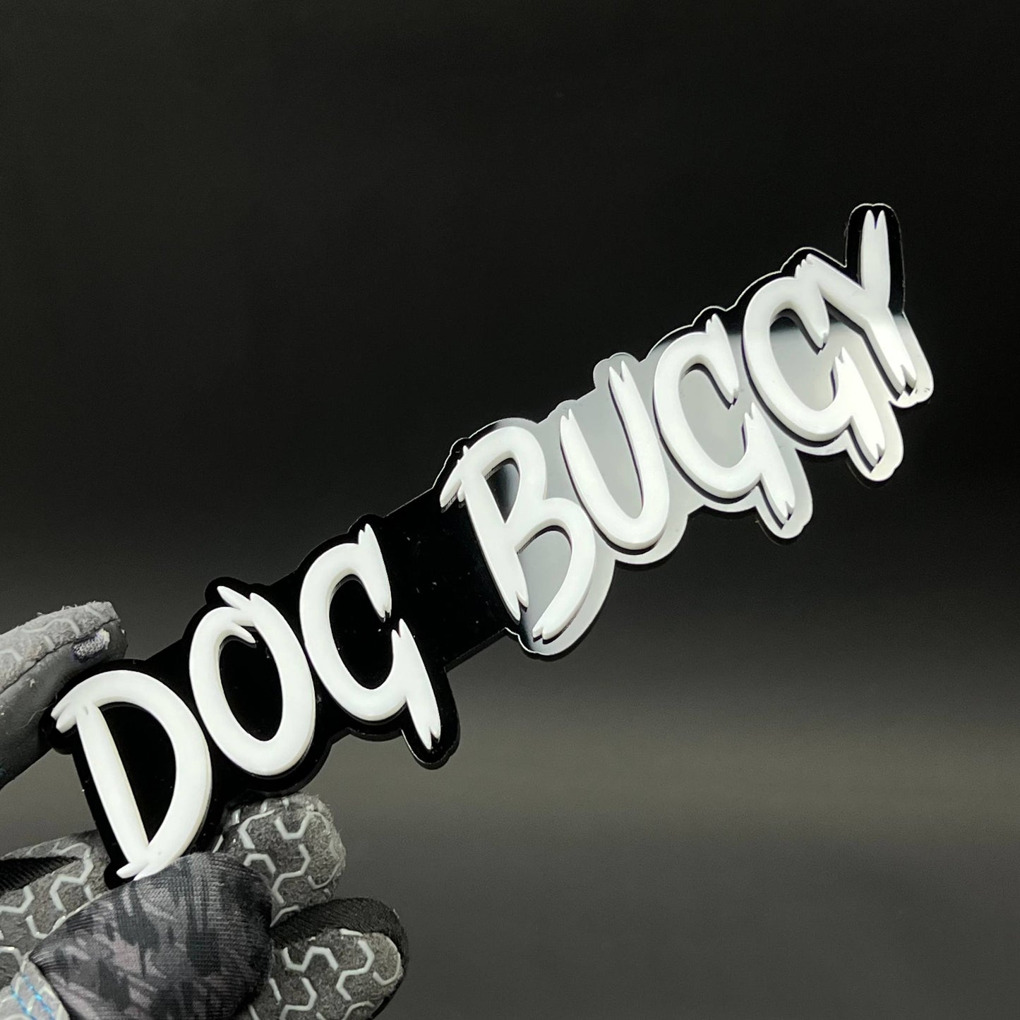 1PC DOG BUGGY 3D Acrylic Badge - Car Truck Emblem Fender Tailgate Trunk Sticker