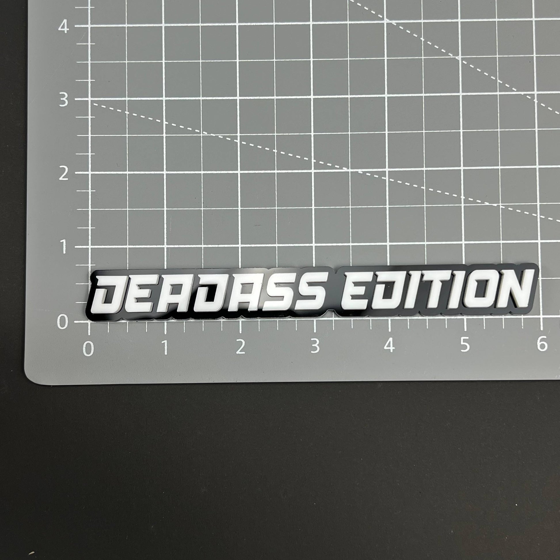 1PC DEADASS EDITION 3D Acrylic Badge - Car Truck Emblem Fender Tailgate Trunk Sticker