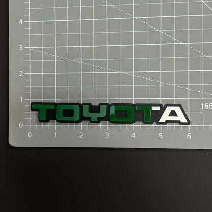 1PC TOYOTA 3D Acrylic Badge - Car Truck Emblem Fender Tailgate Trunk Sticker