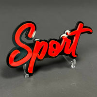 1PC Sport 3D Acrylic Badge - Car Truck Emblem Fender Tailgate Trunk Sticker