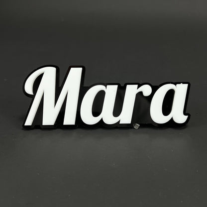 1PC Mara 3D Acrylic Badge - Car Truck Emblem Fender Tailgate Trunk Sticker