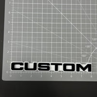 1PC CUSTOM 3D Acrylic Badge - Car Truck Emblem Fender Tailgate Trunk Sticker