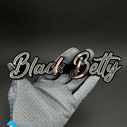 1PC Black Betty 3D Acrylic Badge - Car Truck Emblem Fender Sticker