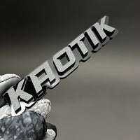 1PC KAOTIK 3D Acrylic Badge - Car Truck Emblem Fender Tailgate Trunk Sticker