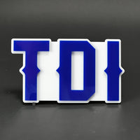 1PC TDI 3D Acrylic Badge - Car Truck Emblem Fender Tailgate Trunk Sticker