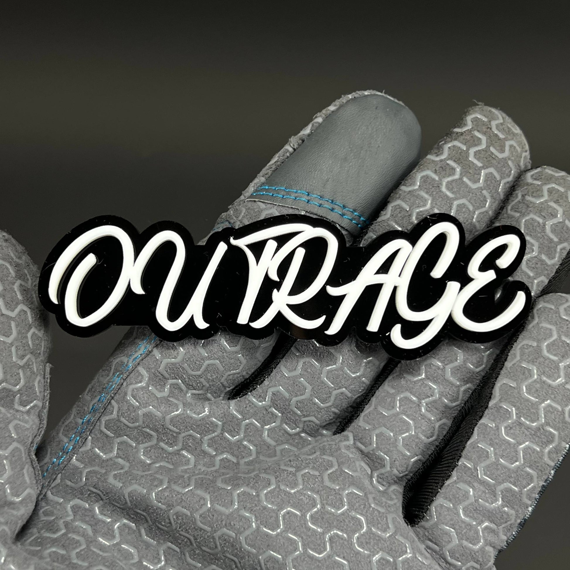 1PC OUTRAGE 3D Acrylic Badge - Car Truck Emblem Fender Tailgate Trunk Sticker