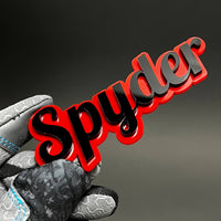 1PC Spyder 3D Acrylic Badge - Car Truck Emblem Fender Tailgate Trunk Sticker
