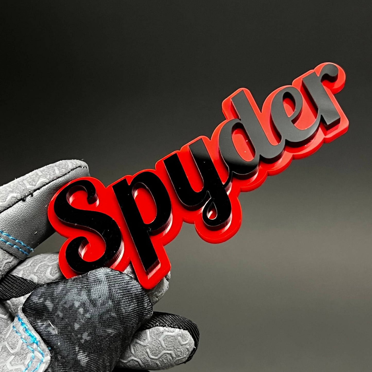 1PC Spyder 3D Acrylic Badge - Car Truck Emblem Fender Tailgate Trunk Sticker