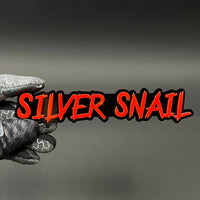 1PC SILVER SNAIL 3D Acrylic Badge - Car Truck Emblem Fender Sticker