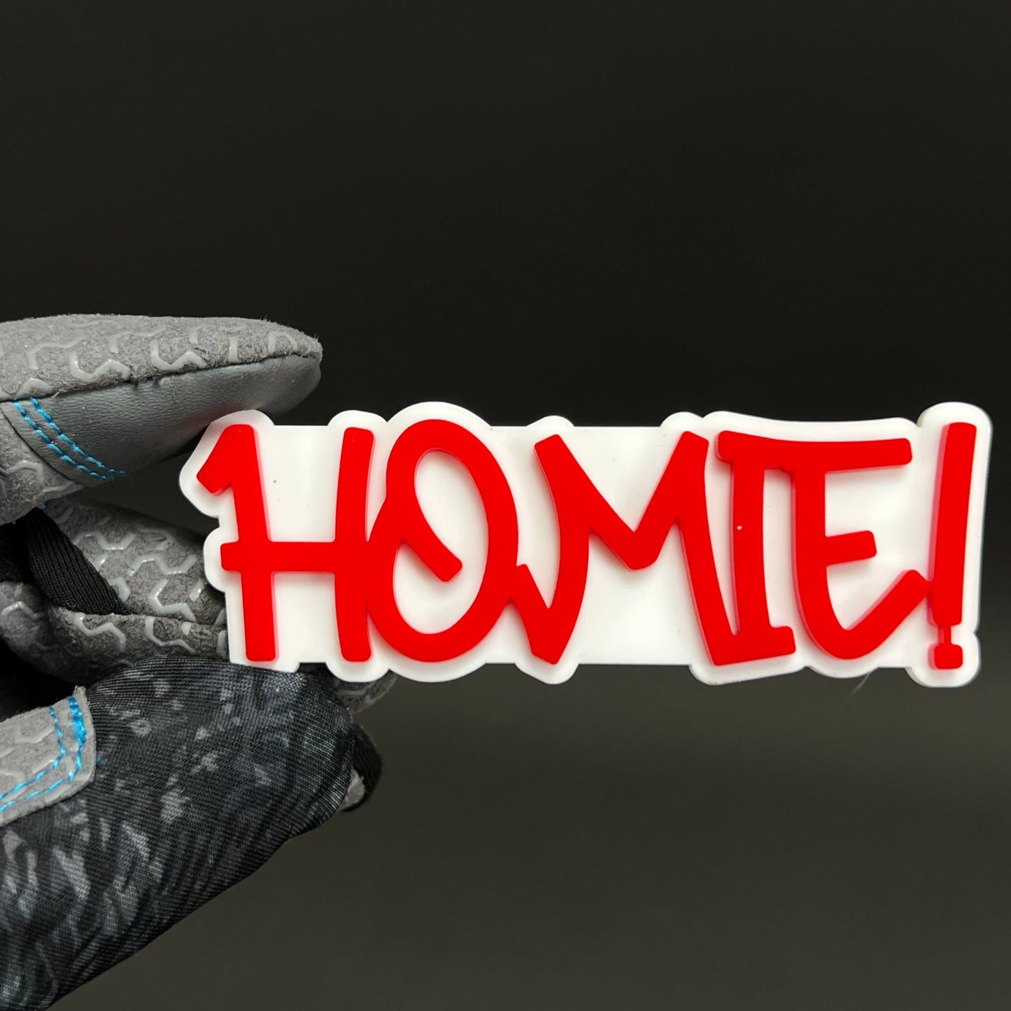 1PC HOMIE! 3D Acrylic Badge - Car Truck Emblem Fender Tailgate Trunk Sticker