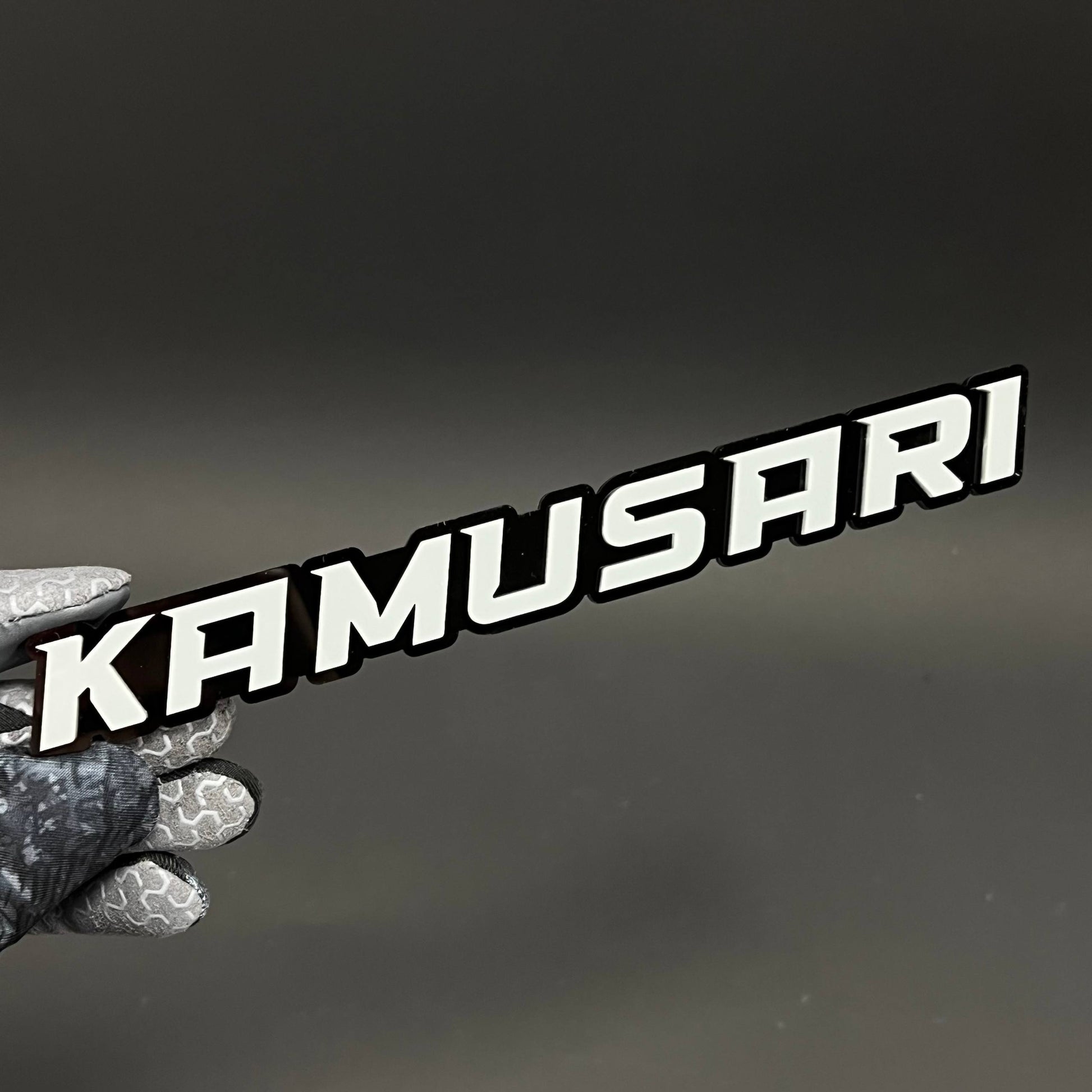 1PC KAMUSARI 3D Acrylic Badge - Car Truck Emblem Fender Tailgate Trunk Sticker