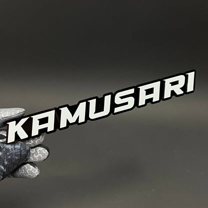 1PC KAMUSARI 3D Acrylic Badge - Car Truck Emblem Fender Tailgate Trunk Sticker