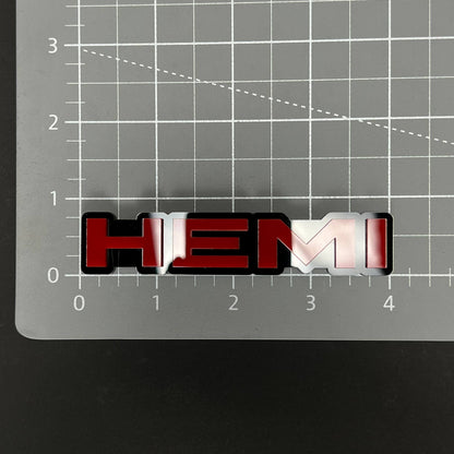 1PC HEMI 3D Acrylic Badge - Car Truck Emblem Fender Tailgate Trunk Sticker