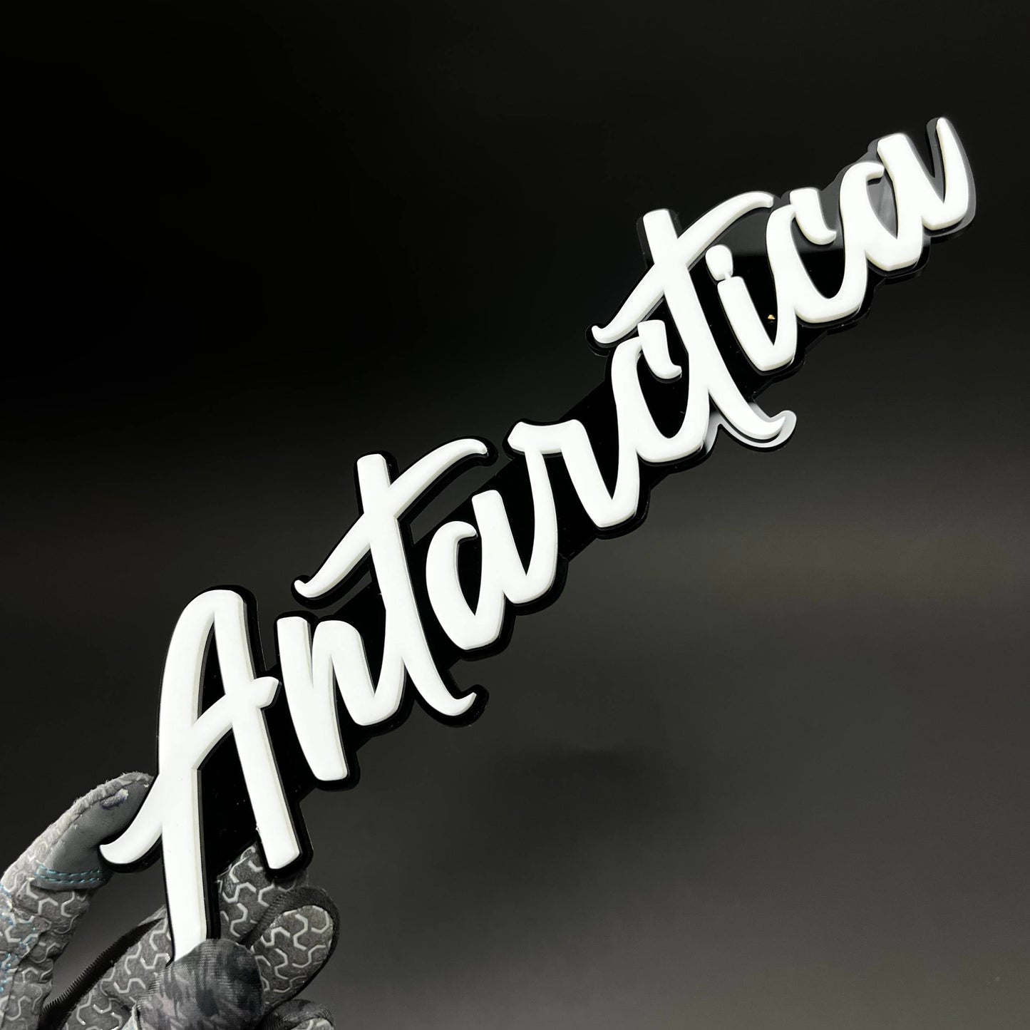1PC Antarctica 3D Acrylic Badge - Car Truck Emblem Fender Tailgate Trunk Sticker