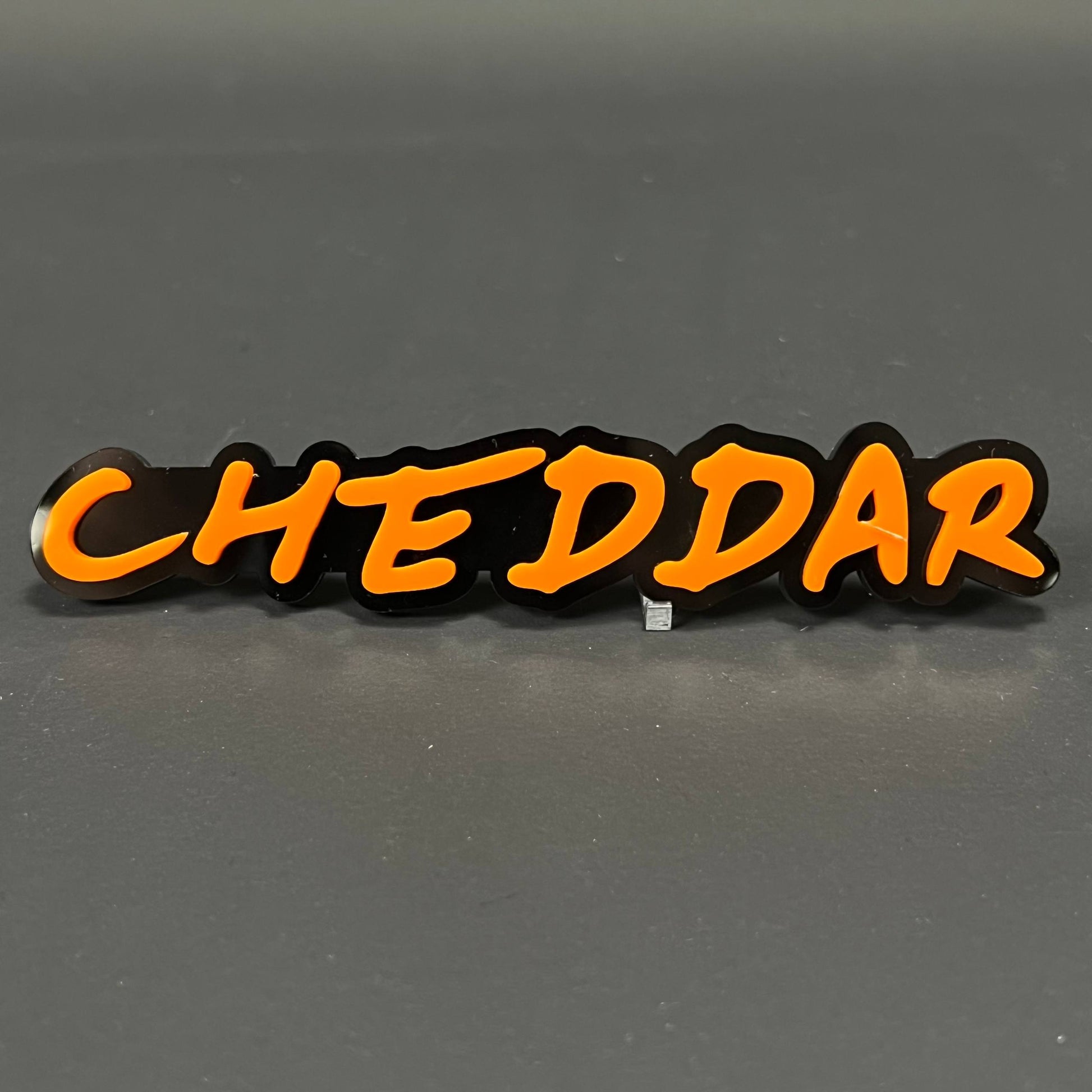 1PC CHEDDAR 3D Acrylic Badge - Car Truck Emblem Fender Tailgate Trunk Sticker