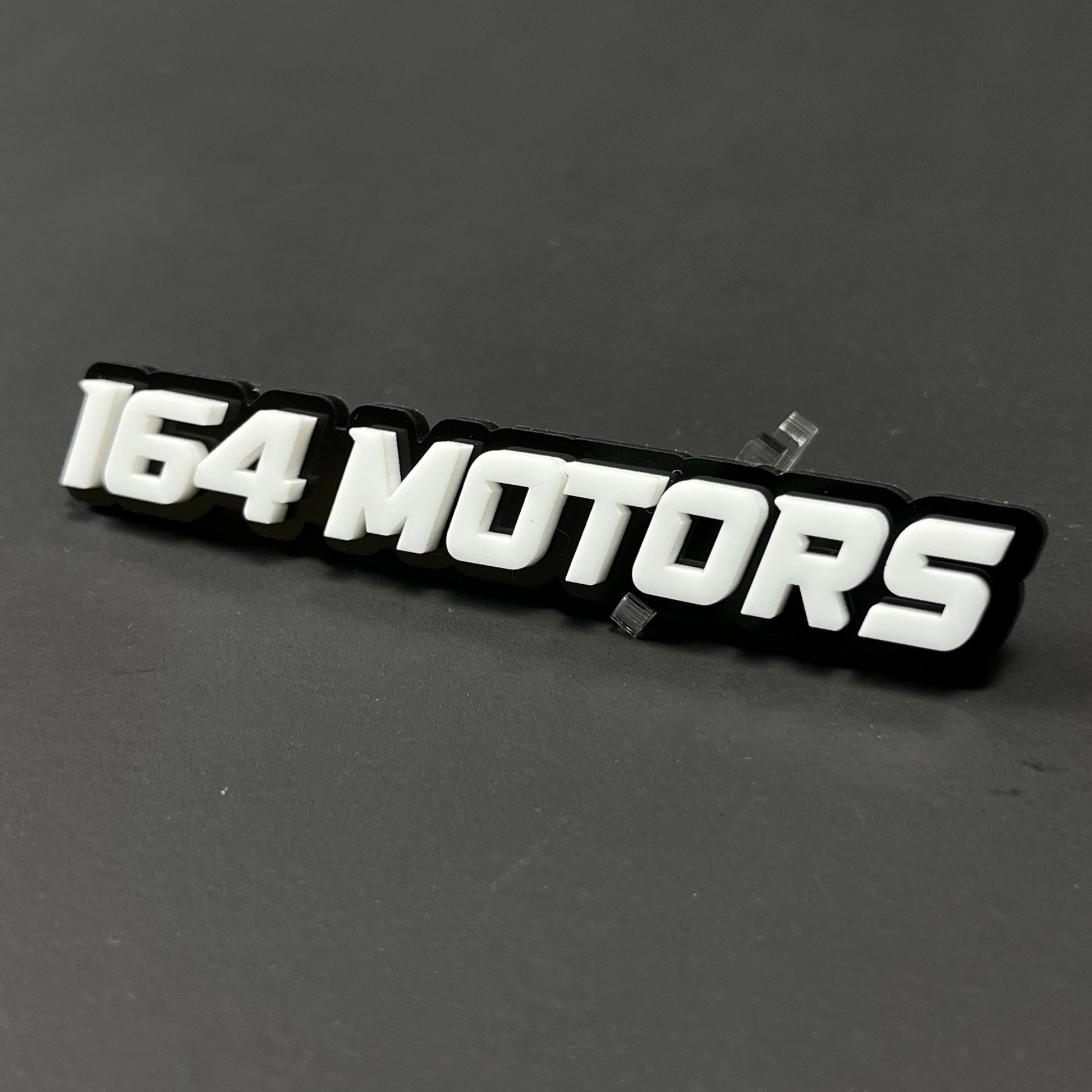 1PC 164 MOTORS 3D Acrylic Badge - Car Truck Emblem Fender Tailgate Trunk Sticker