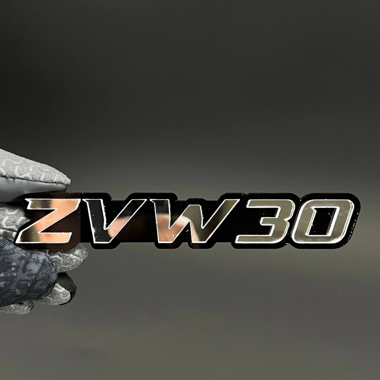 1PC ZVW30 3D Acrylic Badge - Car Truck Emblem Fender Tailgate Trunk Sticker